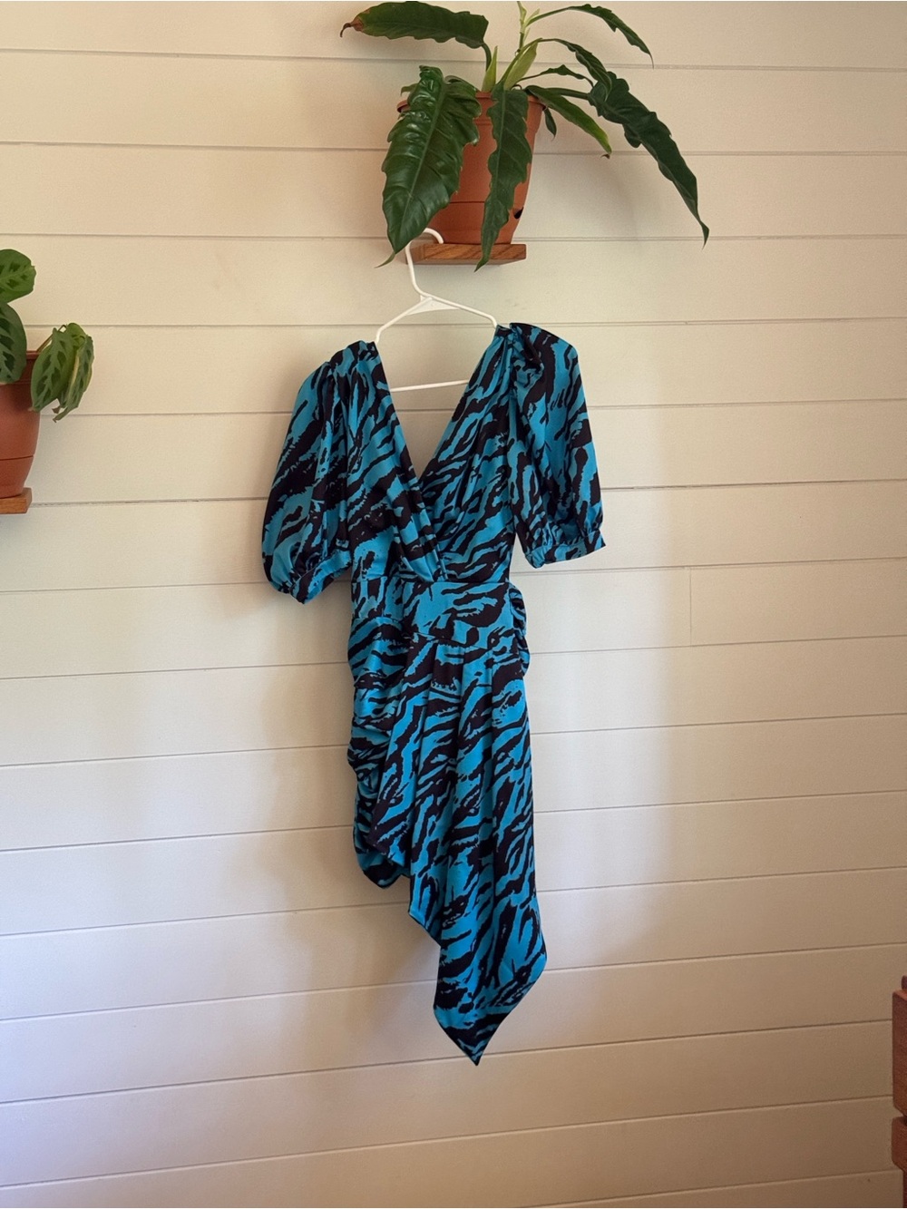 Zebra cocktail dress